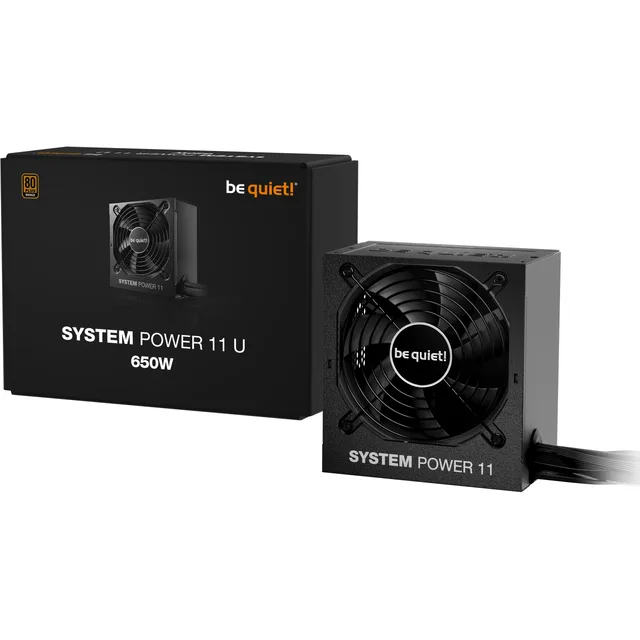Fonte Be Quiet! System Power 11 U 650 W, BP011US.