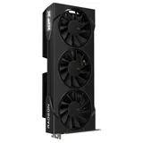 Placa de vídeo XFX Swift Radeon RX 9060 XT OC Triple Fan 16 GB, 16 GB, vista frontal das ventoinhas