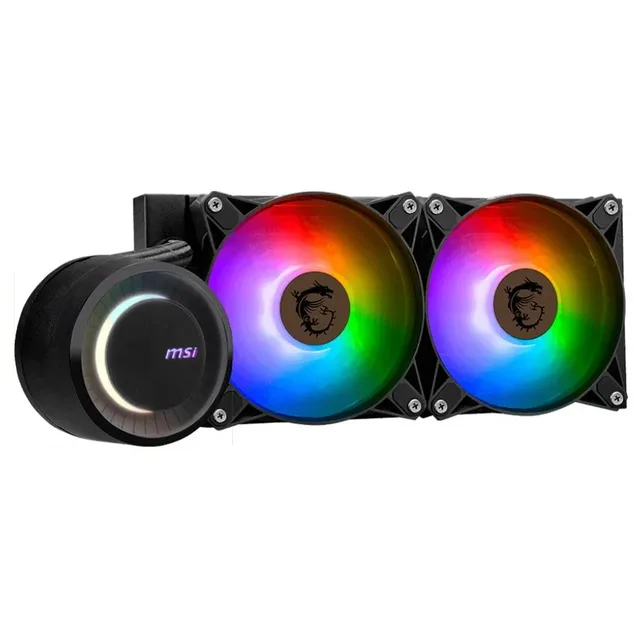 MSI MAG CORELIQUID E240, vista em perspectiva