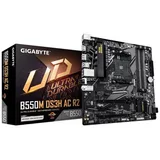 Placa-mãe Gigabyte B550M DS3H AC R2, vista principal