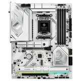 Placa-mãe ASRock B850 Steel Legend WiFi, vista frontal, sem perspectiva