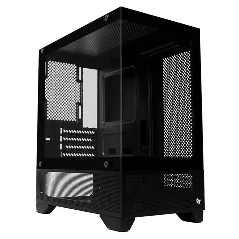 Gabinete Pichau Magpie 4B, variante Preto, vista principal