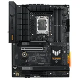 Placa-mãe ASUS TUF GAMING B760-PLUS WIFI, vista frontal, sem perspectiva