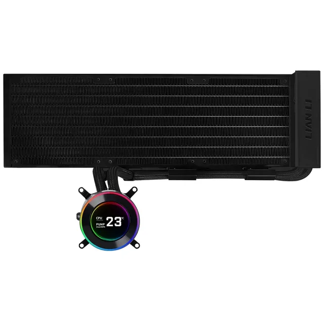 Lian Li HydroShift II LCD-C 360N, vista em perspectiva