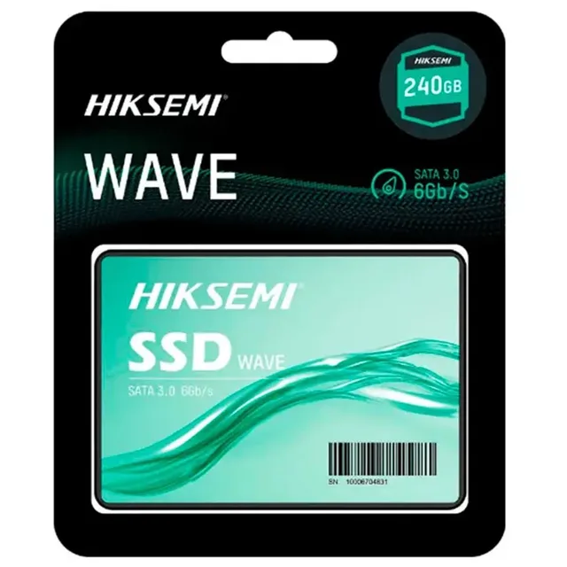 Armazenamento Hiksemi Wave, SKU HS-SSD-WAVE-240G.