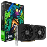 Placa de vídeo PCYes GeForce RTX 3050 Projeto Edge, vista principal