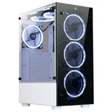 Gabinete Rise Mode Glass 06X Frost, vista frontal e lateral