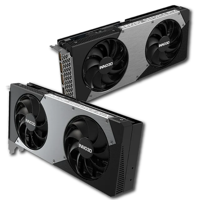Placa de vídeo Inno3D GeForce RTX 5060 Ti 8GB TWIN X2, vista principal
