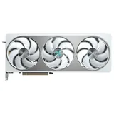 Gigabyte GeForce RTX 5070 AERO OC 12G, vista frontal das ventoinhas.