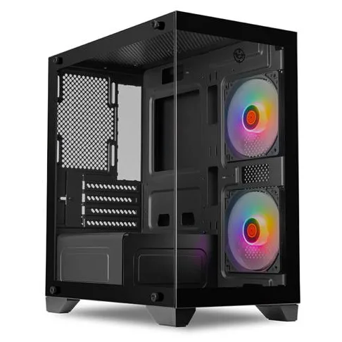 Gabinete TGT Gladiator, variante preto, vista do produto