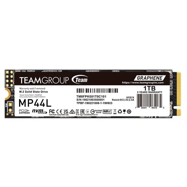 Armazenamento Team Group MP44L, SKU TM8FPK001T0C101.