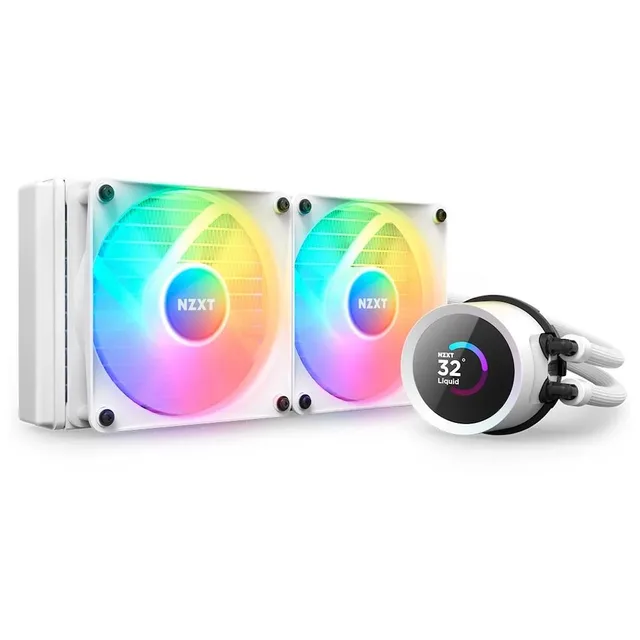 NZXT Kraken 240 RGB, vista em perspectiva
