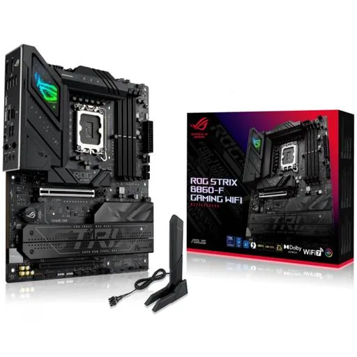 Placa-mãe ASUS ROG Strix B860-F Gaming WiFi, vista principal