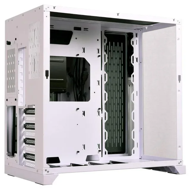 Gabinete Lian Li O11 DYNAMIC, vista frontal e lateral