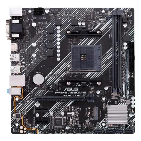 Placa-mãe ASUS PRIME A520M-E, vista principal