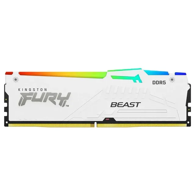 Kingston FURY Beast RGB, vista lateral do kit com 1 módulo