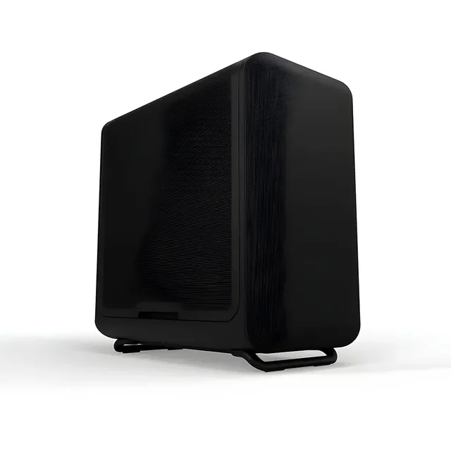 Gabinete HYTE X50 Air, vista frontal e lateral