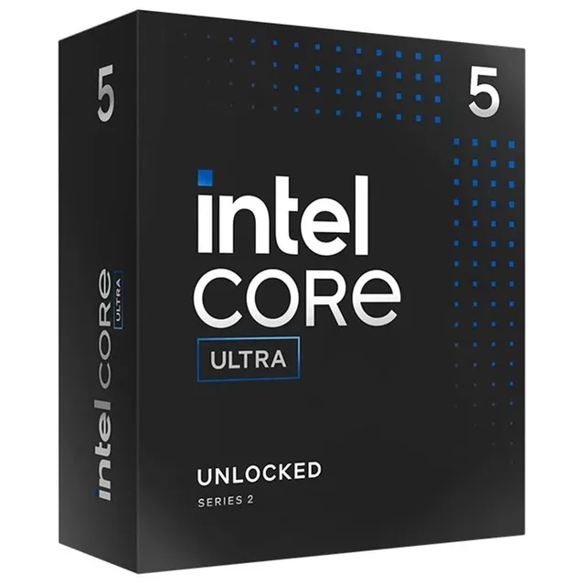 Embalagem do processador Intel Core Ultra 5 245K