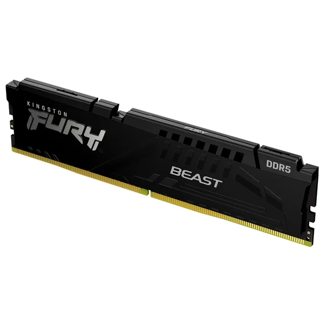 Módulo único Kingston FURY Beast DDR5 16GB KF552C40BB-16, vista lateral