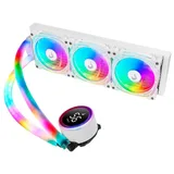 Rise Mode Aura Ice 360 mm ARGB, vista em perspectiva