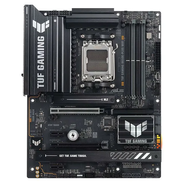 Placa-mãe ASUS TUF Gaming B650E-Plus Wi-Fi, vista frontal