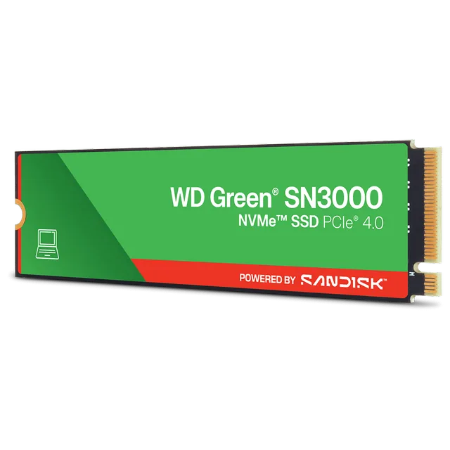 Armazenamento Western Digital Green SN3000, SKU WDS100T4G0E.