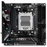Placa-mãe ASUS ROG STRIX B850-I GAMING WIFI, vista frontal, sem perspectiva