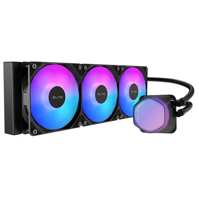Cooler Cooler Master 360 Elite, vista em perspectiva.