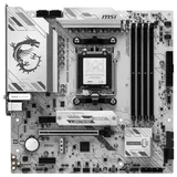 Placa-mãe MSI B850M GAMING PLUS WIFI6E, vista frontal, sem perspectiva
