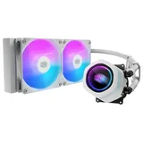 Cooler Master MasterLiquid Core Nex 240 White, vista em perspectiva