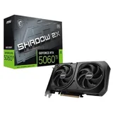 MSI GeForce RTX 5060 Ti 8G SHADOW 2X OC PLUS, vista frontal das ventoinhas