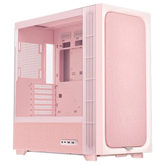 Gabinete TRYX FLOVA F50, vista frontal e lateral