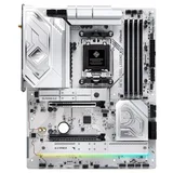 Placa-mãe ASRock X870 Steel Legend WiFi, vista frontal, sem perspectiva