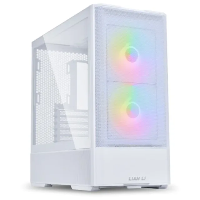 Gabinete Lian Li LANCOOL 207, vista frontal e lateral