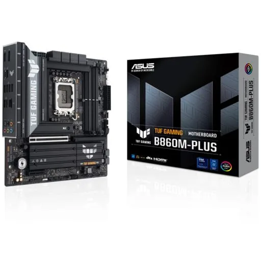 Placa-mãe ASUS TUF Gaming B860M-Plus, vista principal