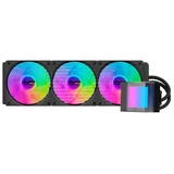 Cooler Aigo Darkflash CB360, preto, vista em perspectiva.