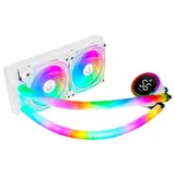 Rise Mode Aura Ice 240 mm ARGB, vista em perspectiva
