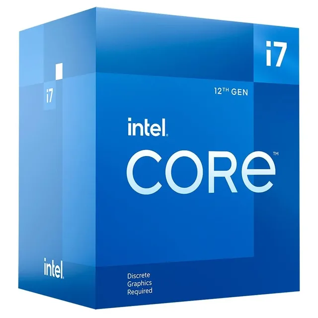 Embalagem do processador Intel Core i7-12700F