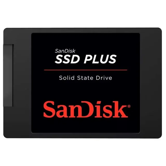SanDisk SSD PLUS 1 TB, vista da etiqueta
